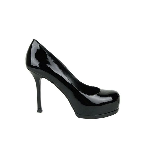 Saint Laurent Women's Black Patent Leather Tribtoo 80 Platform Pump (36 EU / 6 - Picture 7 of 9